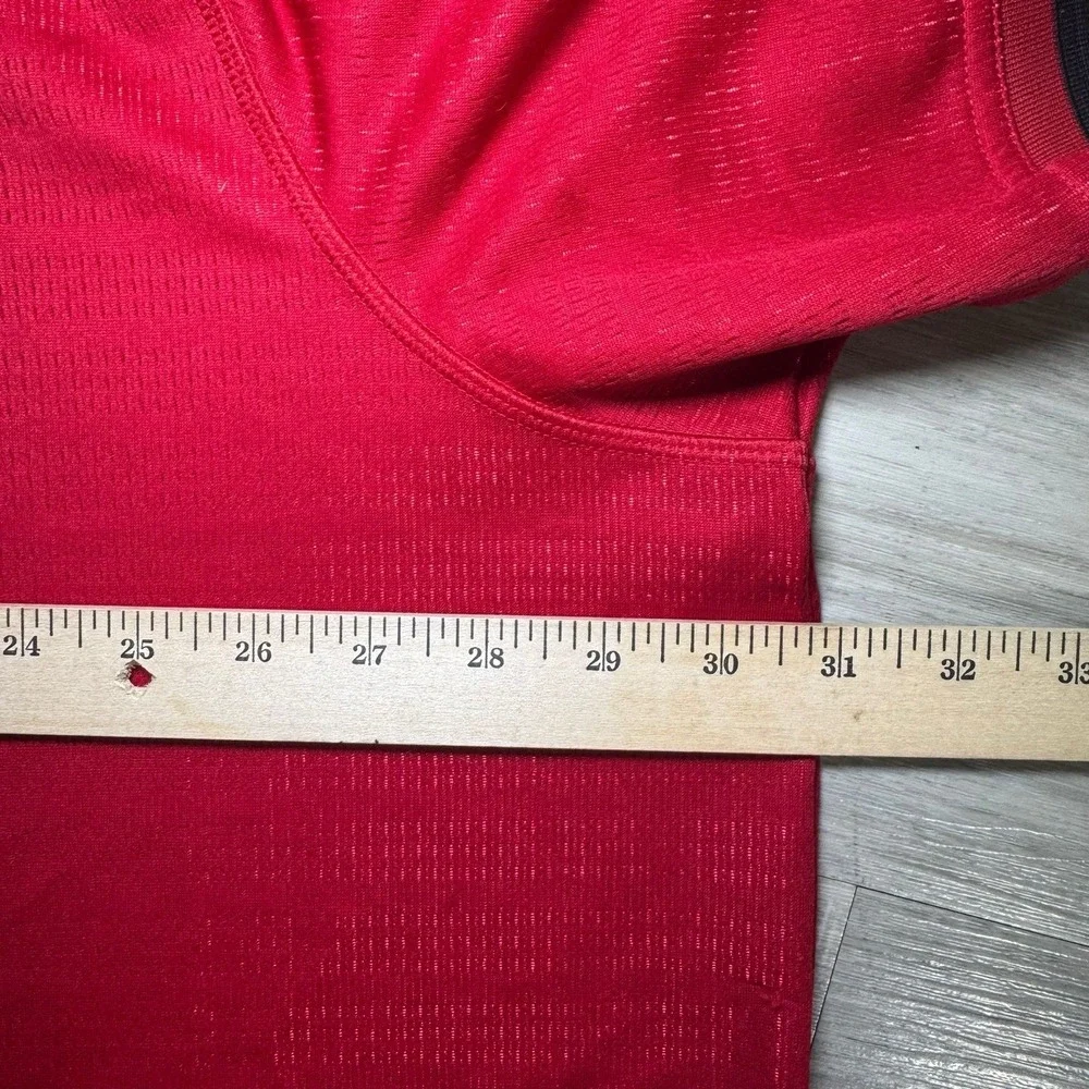 Adidas NC State Wolfpack Polo Shirt ClimaLite Athletic‎ Red Men's 4XL Team Issue